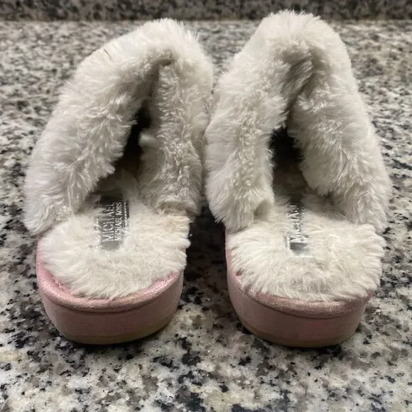 Michael Kors Girls Grace Bow Slippers - Picture 9 of 9
